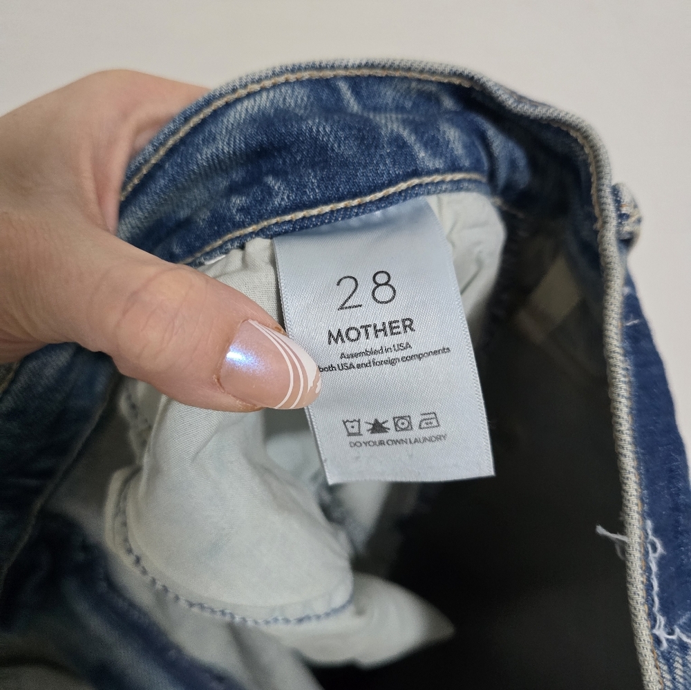 Mother Superior The Spitfire Sneak jeans in I confess New size 28 - Picture 9 of 11